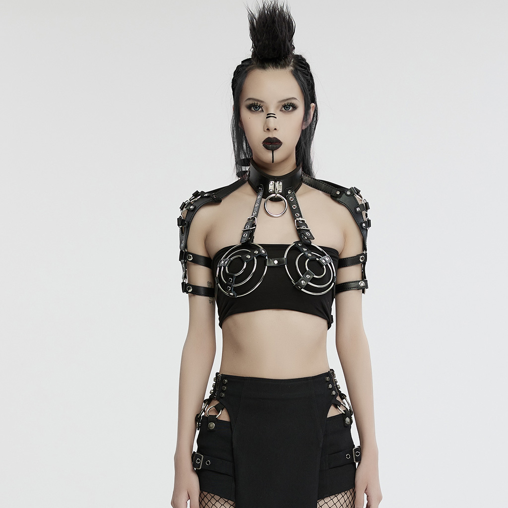 Punk Rave Supersonic Cone Bra Harness