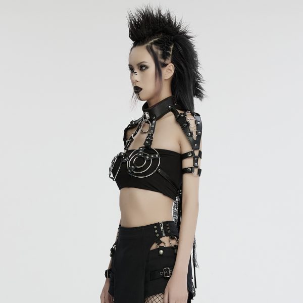 Punk Rave Supersonic Cone Bra Harness