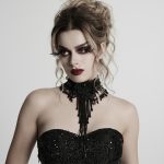 Punk Rave Deadly Rose Necklace