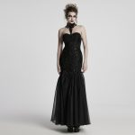 Punk Rave Deadly Rose Necklace