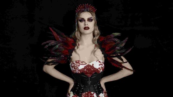Punk Rave Cruxcorona Red Gothic Crown RD