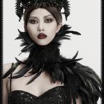 Punk Rave Brianna One Shoulder Feather Shrug