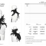 Punk Rave Brianna One Shoulder Feather Shrug