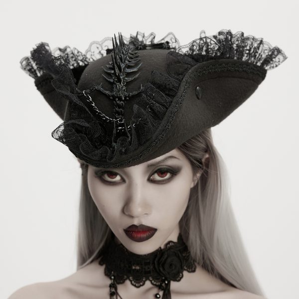 Punk Rave Baron Of The Veil Gothic Hat