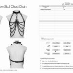 Punk Rave Kristina Gothic Chain Harness
