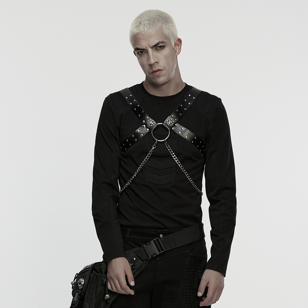 Punk Rave Jax Chain Detail Harness