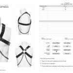 Punk Rave Jax Chain Detail Harness