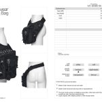 Punk Rave Apocalypse Rave Gothic Bumbag