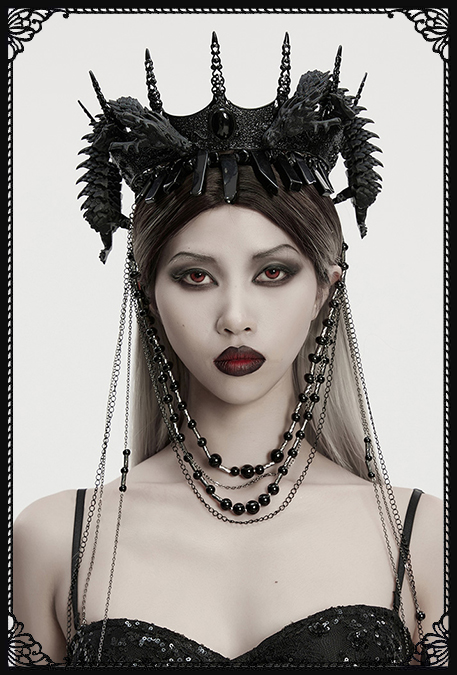 Punk Rave House Of The Dragon Gothic Crown