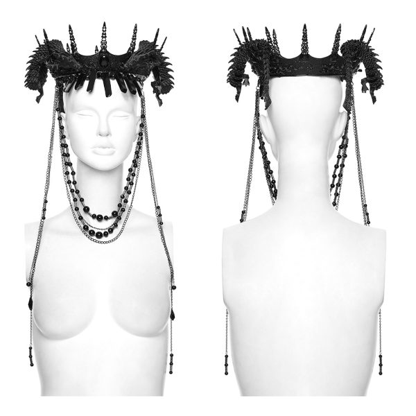 Punk Rave House Of The Dragon Gothic Crown