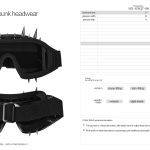 Punk Rave Spiked Gothic Goggles