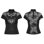 Punk Rave Vampira Lace Gothic Top