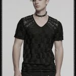 Punk Rave Stressed 'n' Distressed Gothic Men T-Shirt