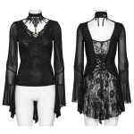 Punk Rave Kara Lace Choker Gothic Top