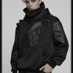 Punk Rave Core Oversized Streetwear Gothic Hoodie