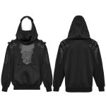 Punk Rave Core Oversized Streetwear Gothic Hoodie
