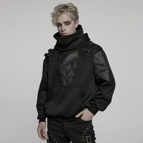 Punk Rave Core Oversized Streetwear Gothic Hoodie