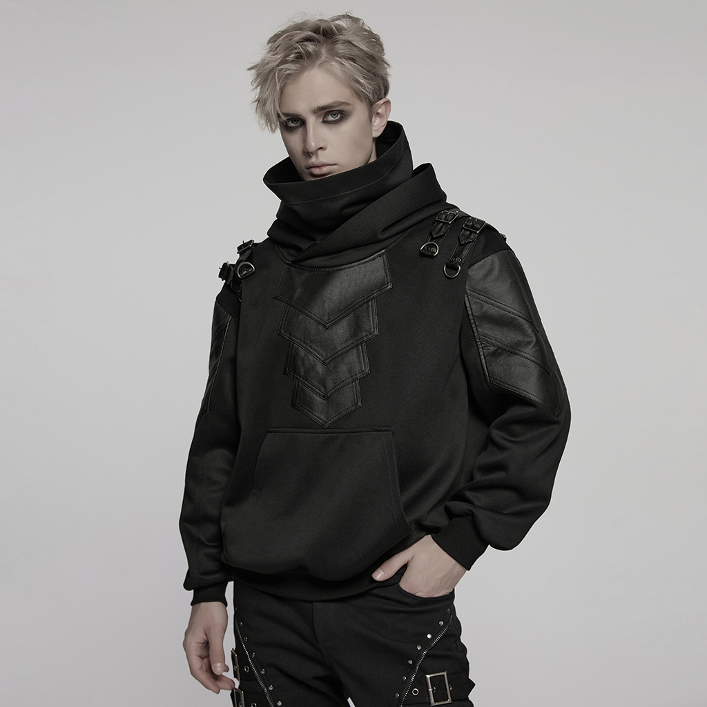Punk Rave Core Oversized Streetwear Gothic Hoodie