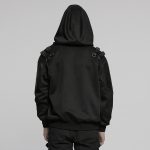 Punk Rave Core Oversized Streetwear Gothic Hoodie