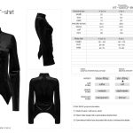 Punk Rave Mina Laced Up Gothic Velvet Top