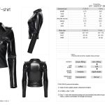 Punk Rave Obsidian Lace Up Faux Leather Gothic Top
