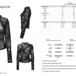 Punk Rave Faded Bloom Gothic Top