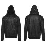 Punk Rave Orion Mesh Distressed Hoodie
