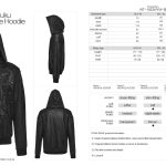 Punk Rave Orion Mesh Distressed Hoodie