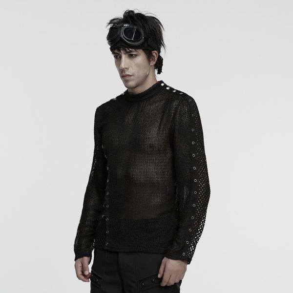 Punk Rave Konrad Mesh Top