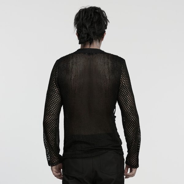 Punk Rave Konrad Mesh Top