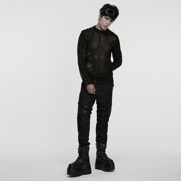 Punk Rave Konrad Mesh Top