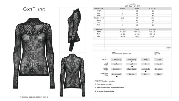 Punk Rave Serena Lace Top