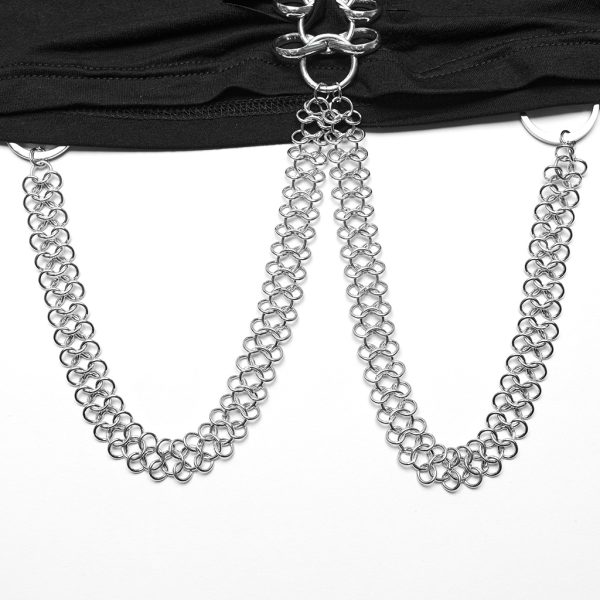 Punk Rave Nika Chain Top