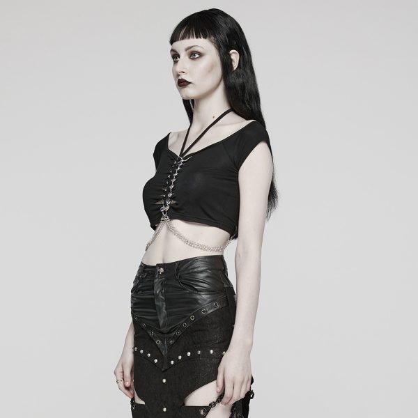 Punk Rave Nika Chain Top