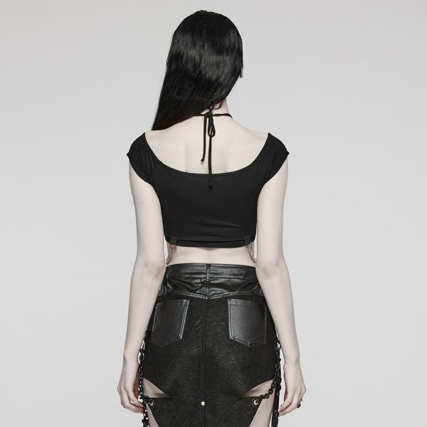 Punk Rave Nika Chain Top