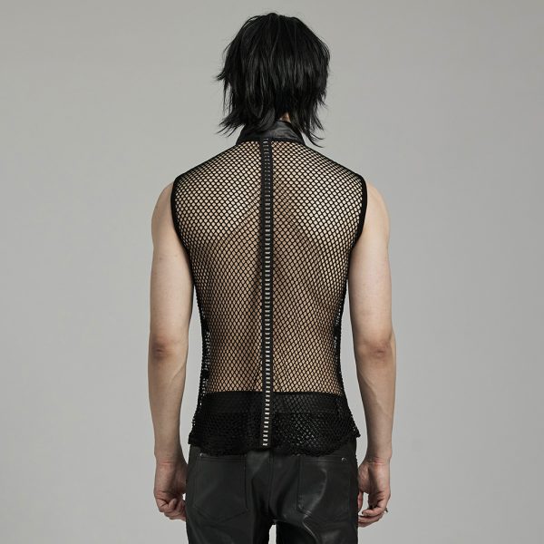 Punk Rave Silas Fishnet Top