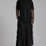 Punk Rave Tate Goth Layered Fishnet T-shirt