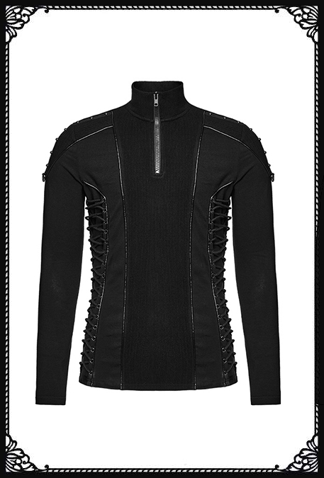 Punk Rave Void Laced Up Sides Top