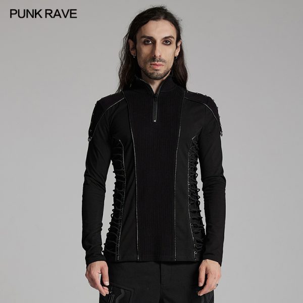 Punk Rave Void Laced Up Sides Top