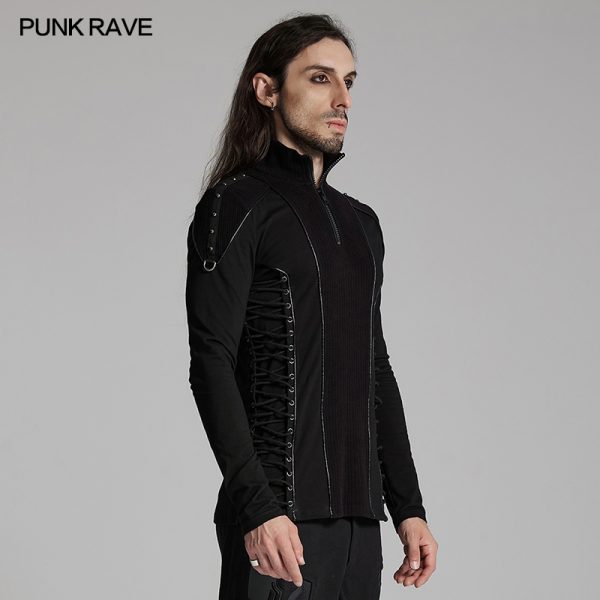 Punk Rave Void Laced Up Sides Top