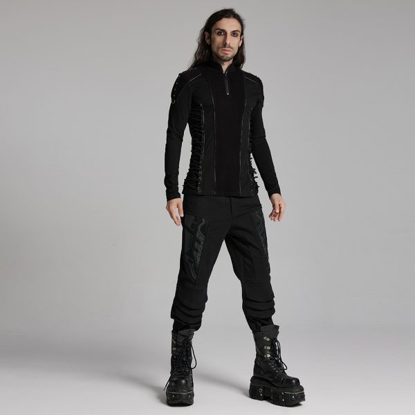 Punk Rave Void Laced Up Sides Top