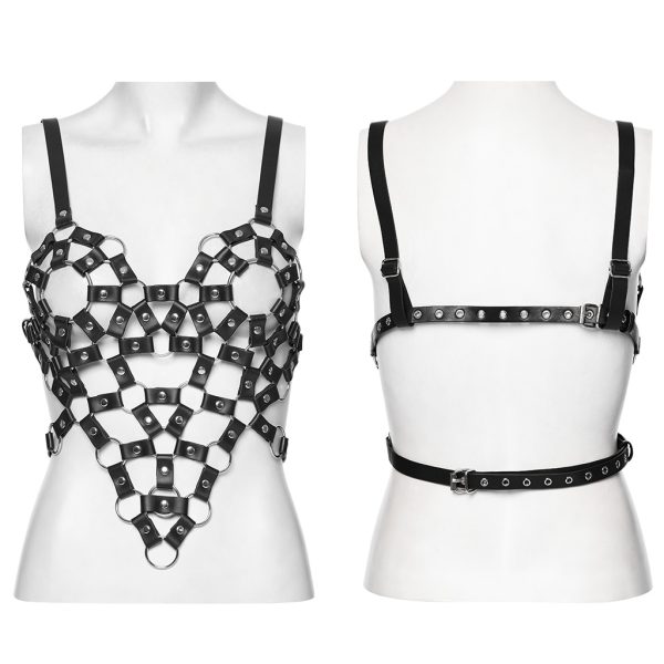 Punk Rave Shoot To Kill Harness Top