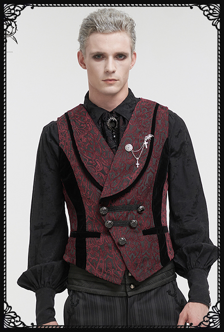 Fashion Albert Red Waistcoat