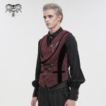 Fashion Albert Red Waistcoat