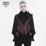 Devil Fashion Dorian Gothic Waistcoat Red