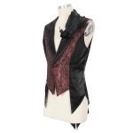 Devil Fashion Dorian Gothic Waistcoat Red