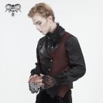 Devil Fashion Edards Black and Red Waistcoat