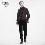 Devil Fashion Edards Black and Red Waistcoat