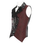 Devil Fashion Edards Black and Red Waistcoat