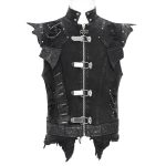 Devil Fashion Bullet Bat Gothic Denim Vest